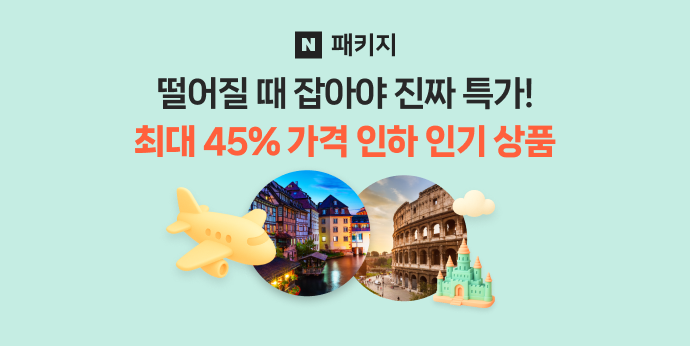 떨어질 때 잡아야 진짜 특가!